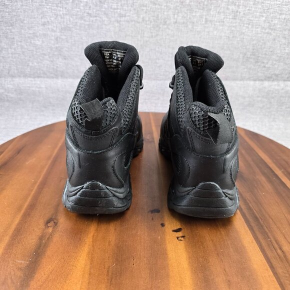 Merrell Mens 7M Lace-Up Leather‎ Hiking Boots Black - Picture 9 of 14